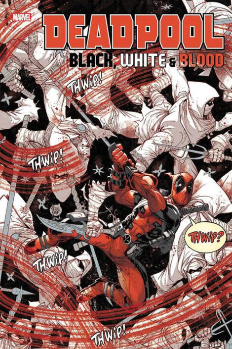 Deadpool: Black, white & blood