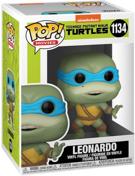 Teenage Mutant Ninja Turtles POP! Movies 1134 Vinyl Figure Leonardo 9 cm