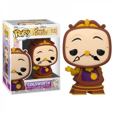 Beauty and the beast POP! 1133 Vinyl Figure Cogsworth 9 cm