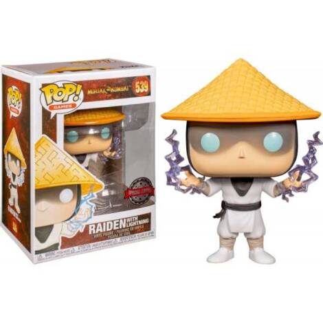 Mortal kombat POP! Games 539 Vinyl Figure Raiden with lightning 9 cm - Special edition