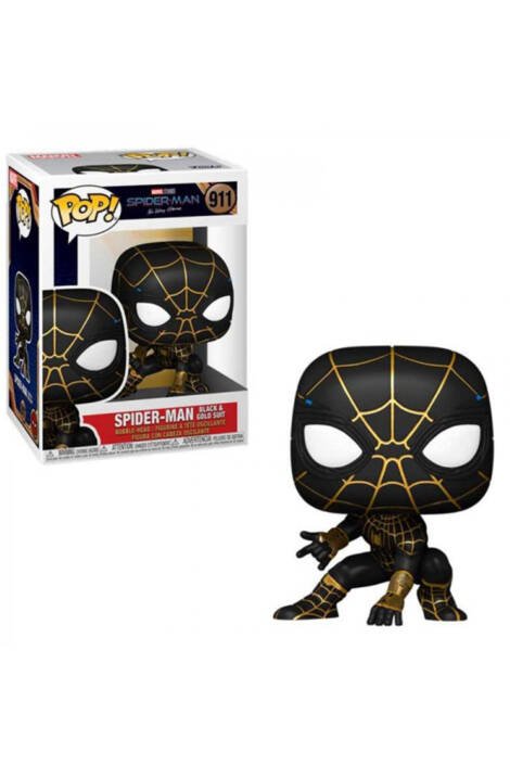 Spider-man: No way home POP! 911 Vinyl Figure Spider-man (Black & gold suit) 9 cm