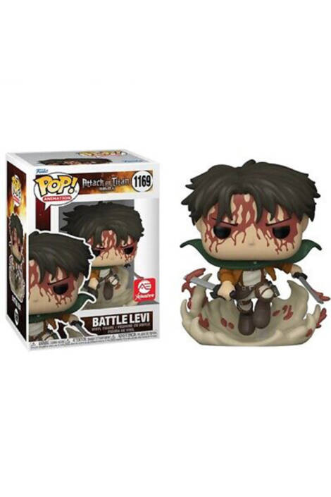 Attack on Titan POP! Animation 1169 Vinyl Figure Battle Levi 9 cm - Special edition