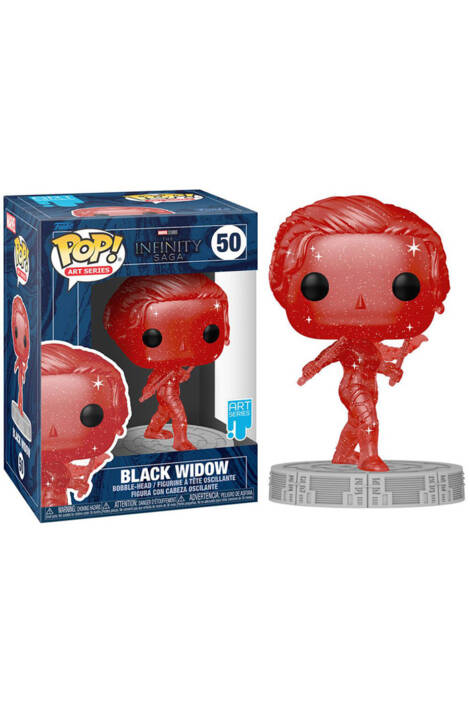 The infinity saga POP! Art series 50 Vinyl Figure Black Widow 9 cm