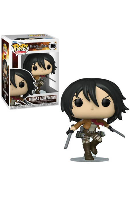 Attack on Titan POP! Animation 1166 Vinyl Figure Mikasa Ackermann 9 cm