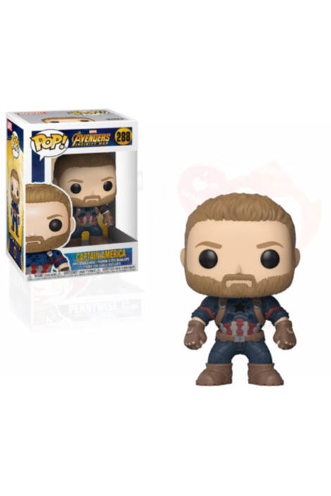 Avengers: Infinity war POP! 288 Vinyl Figure Captain America 9 cm