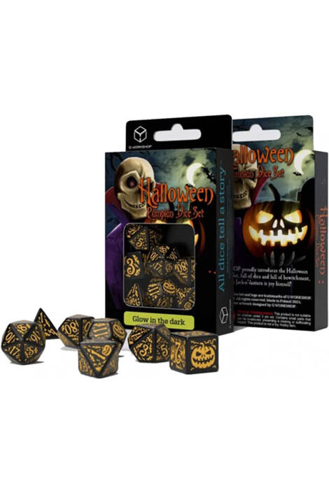 Halloween - Pumpkin dice set