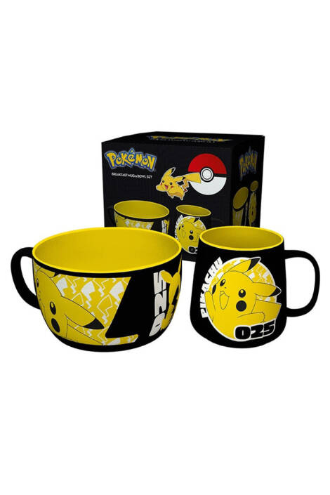 Pokemon - Breakfast mug & bowl set