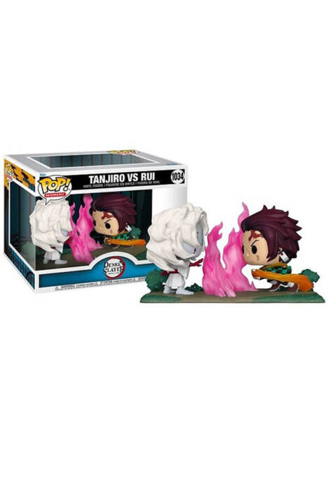 Demon slayer: Kimetsu no Yaiba POP! Moment 1034 Vinyl Figures Tanjiro vs Rui 9 cm