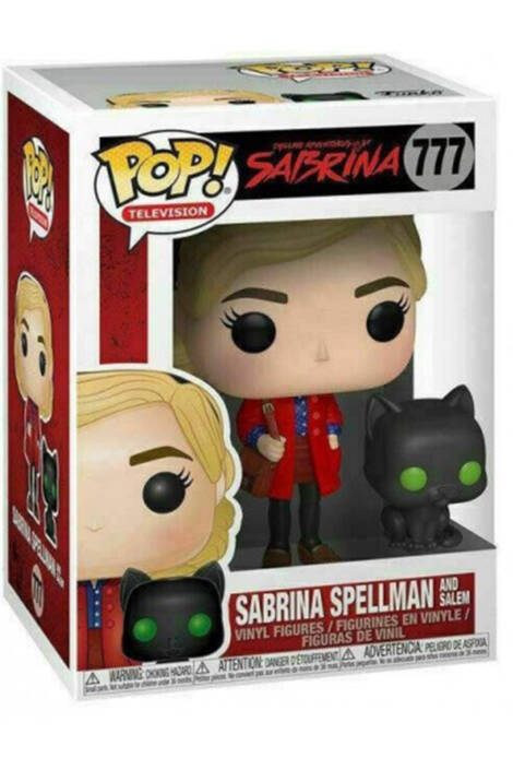 Chilling adventures of Sabrina POP! Television 777 Vinyl Figure Sabrina Spellman and Salem 9 cm