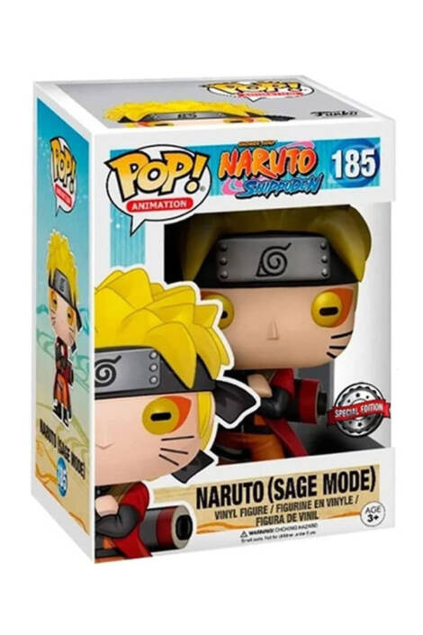 Naruto Shippuden POP! Animation 185 Vinyl Figure Naruto (Sage Mode) 9 cm - Special edition