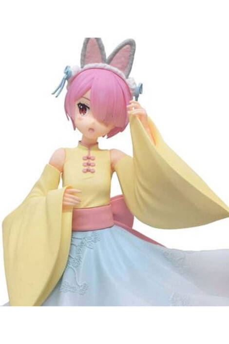 Re: Zero Exceed Creative PVC Statue Ram / Little Rabbit Girl 21 cm - Furyu