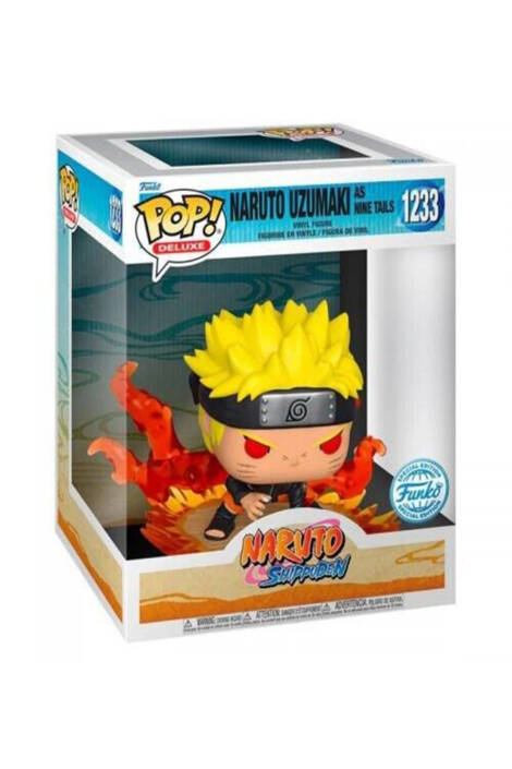 Naruto Shippuden POP! Deluxe 1233 Vinyl Figure Naruto Uzumaki as Nine Tails 9 cm - Special edition