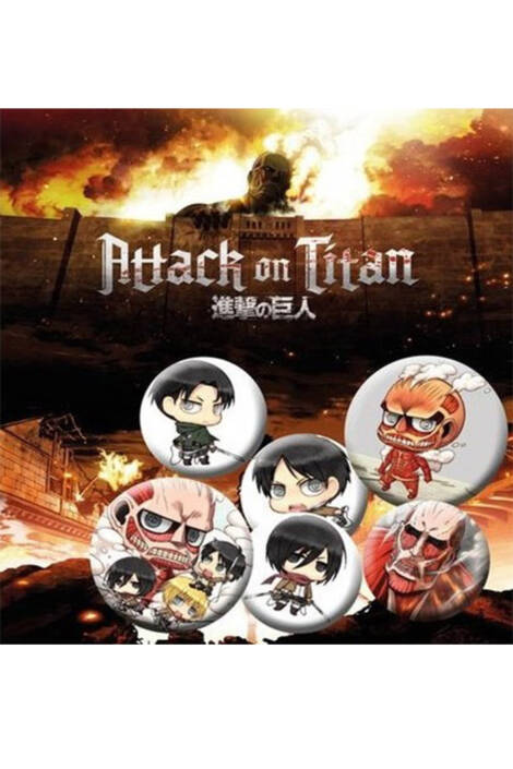 Attack on titan - Pin badges pack mix