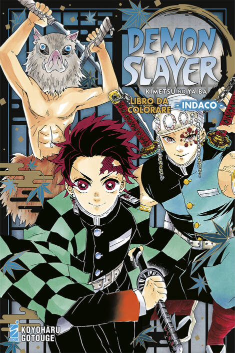 Demon slayer - Libro da colorare 4 - Indaco