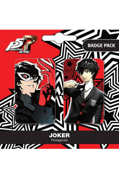 Persona 5 Royal - Pin Badges Pack Set Joker (Protagonist)