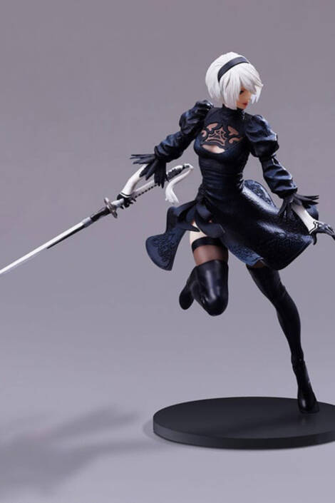 NieR:Automata FORM-ISM PVC Statue YoRHa Android 2B (YoRHa No.2 Type B) No Goggles Ver. 18 cm