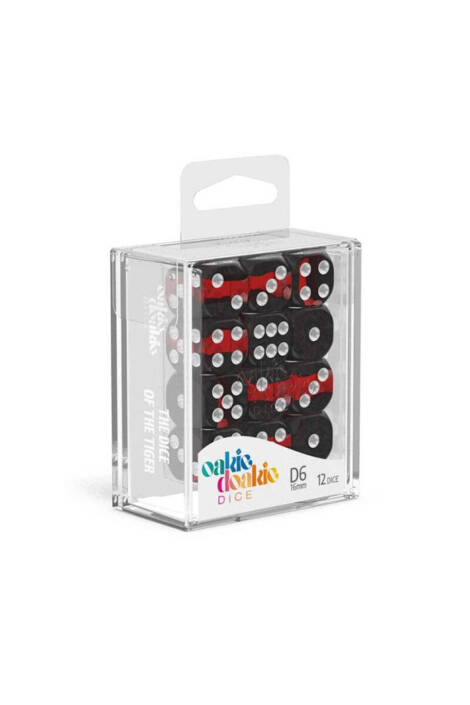 Oakie Doakie Dice D6 Dice 16 mm Enclave - Ruby