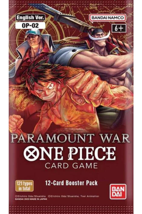 One Piece Card Game OP-02 Paramount war - Booster Pack Bustina [ENG]