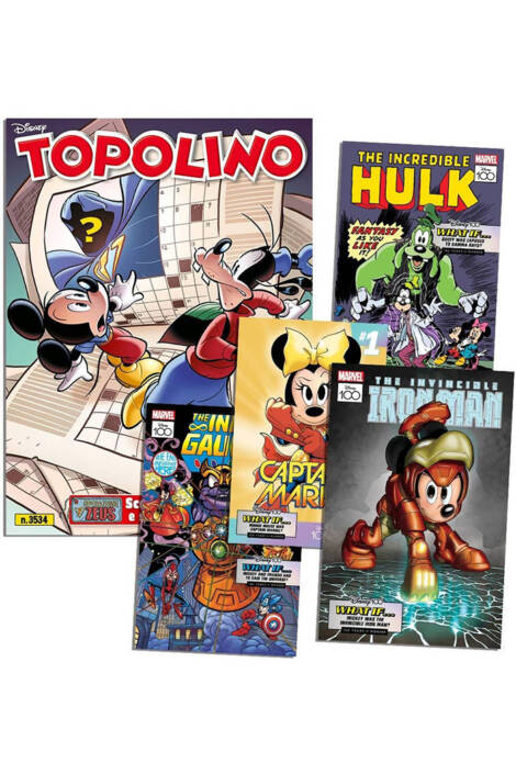 Topolino 3534 + Litografie Marvel 1-4