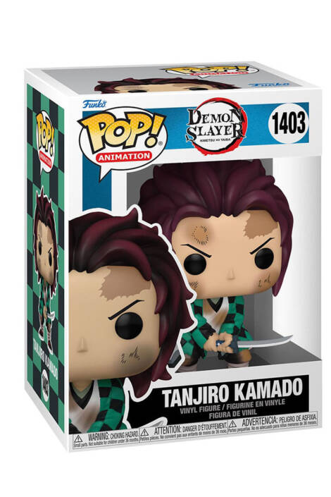 Demon Slayer: Kimetsu no Yaiba POP! Animation 1403 Vinyl Figure Tanjiro Kamado 9 cm