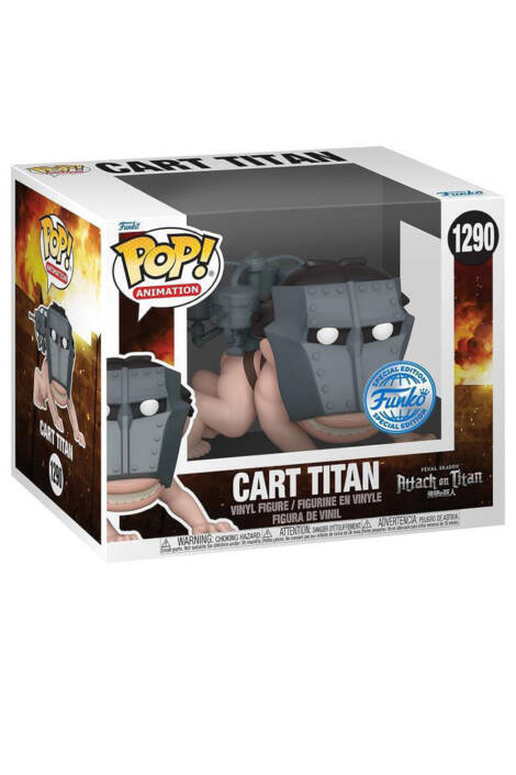 Attack on Titan POP! Animation 1290 Vinyl Figure Cart Titan 10 cm - Special edition