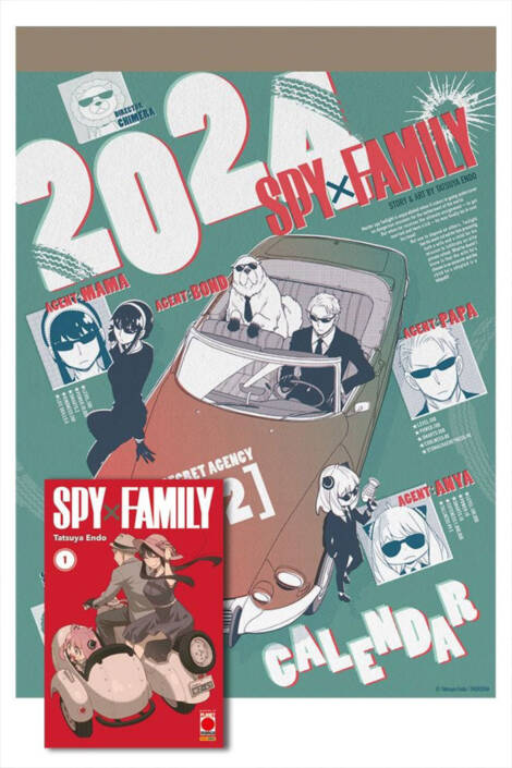 Spy x Family - Calendar 2024 + 1 Variant