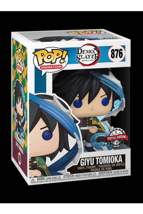 Demon Slayer: Kimetsu no Yaiba POP! Animation 876 Vinyl Figure Giyu Tomioka 9 cm - Special edition