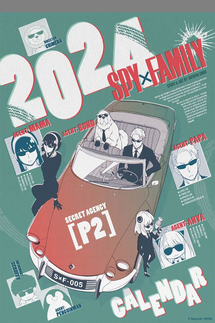 Spy x Family Calendar 2024 Arcanum Comics & Games