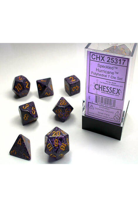 Polyhedral 7-Die Set - Hurricane CHX 25317