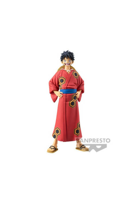 One piece PVC Statue Monkey D. Luffy Yukata version DFX The Grandline version 16 cm Banpresto