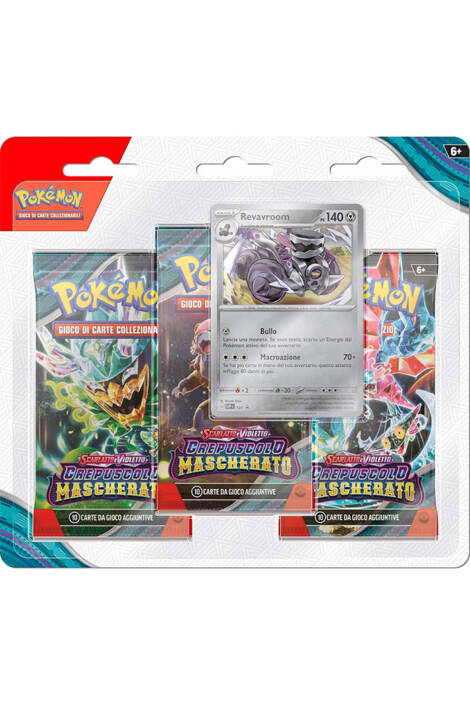 Pokemon - Scarlatto e Violetto: Crepuscolo mascherato - Blister 3 Pack