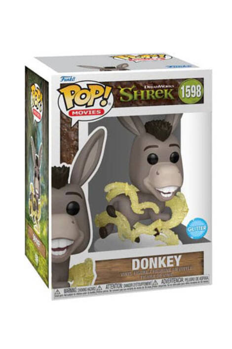 Shrek POP! Movies 1598 Vinyl Figure Donkey 9 cm - Glitter edition