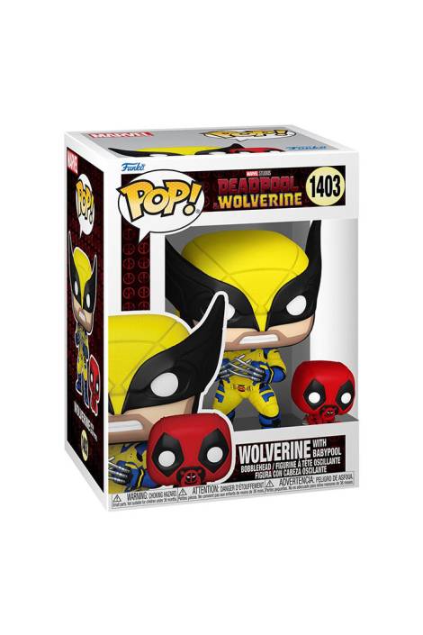 Deadpool & Wolverine POP! 1403 Vinyl Figure Wolverine with Babypool 9 cm