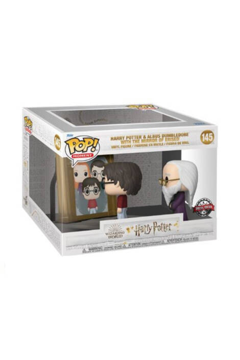 Harry Potter POP! Moment 145 Vinyl Figures Harry Potter & Albus Dumblemore with the mirror of erised 9 cm - Special edition