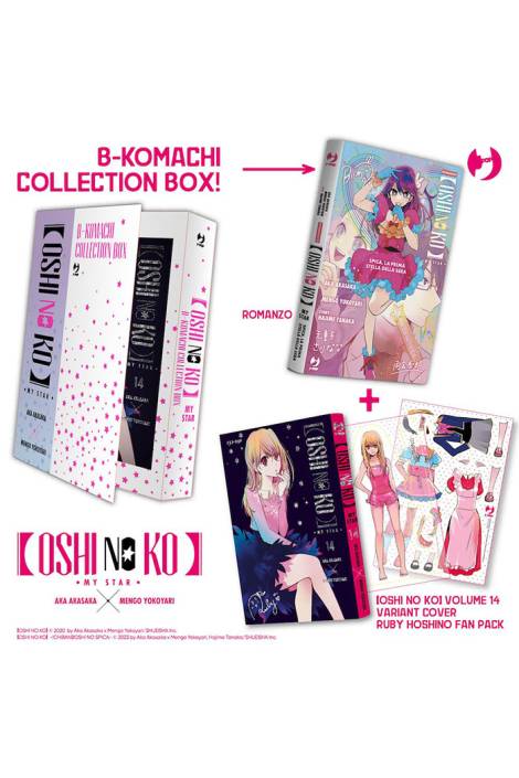 Oshi no ko - B-Komachi collection box [Romanzo + 14 Ruby Hoshino Fan Pack edition]