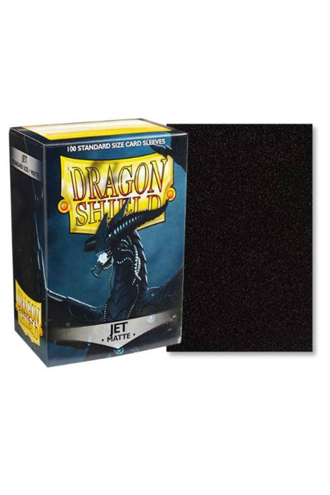 Dragon shield - Card sleeves Standard size 100 Matte - Jet