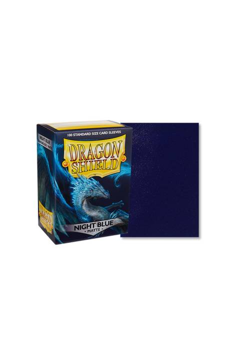 Dragon shield - Card sleeves Standard size 100 Matte - Night blue