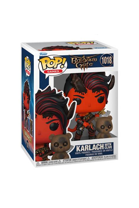 Baldur's Gate POP! Games 1018 Vinyl Figure Karlach & Clive 9 cm