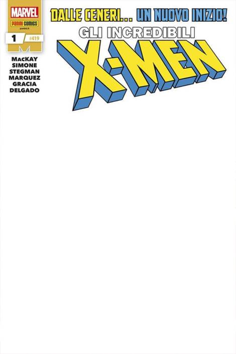 X-men #419 (1) - Blank variant