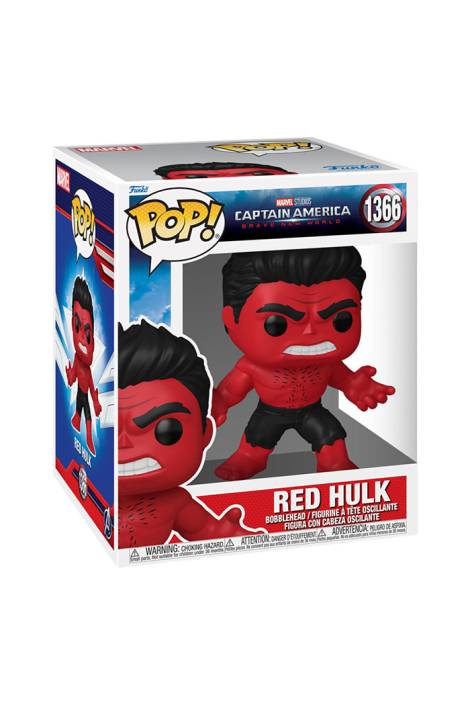 Captain America: Brave New World Oversized POP! Marvel 1366 Vinyl Figure Red Hulk 15 cm