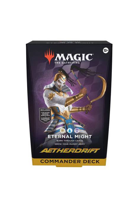 PREORDINE - Magic the Gathering - Aetherdrift - Commander Deck Display - Eternal might [ENG]