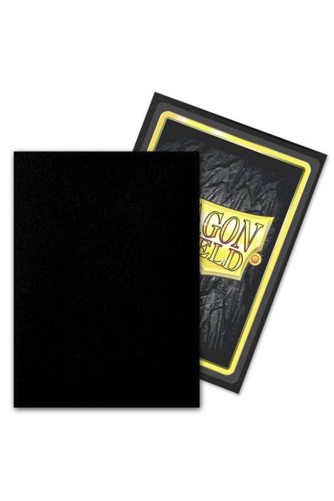 Dragon shield - Card sleeves Standard size 100 Matte outer sleeves - Black outer