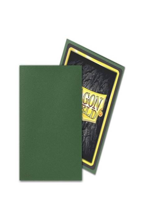 Dragon shield - Card sleeves Standard size 100 Matte sleeves - Forest green