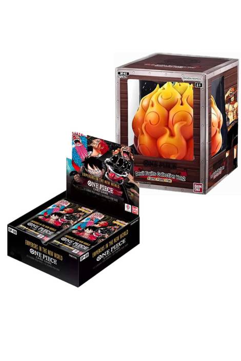 One Piece Card Game OP-09 Display box + DF-02 Devil Fruits Collection Vol.2 [ENG] - Bundle