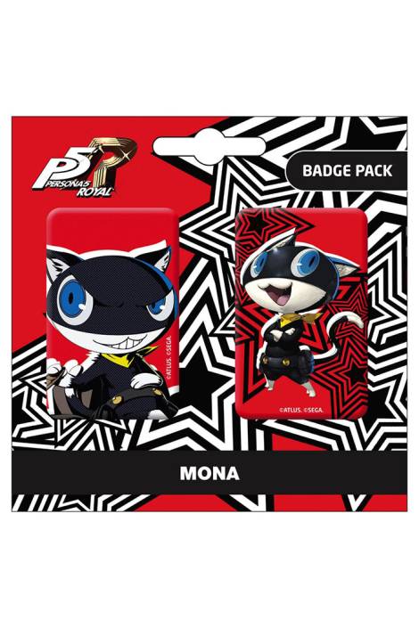 Persona 5 Royal - Pin Badges Pack Set Mona