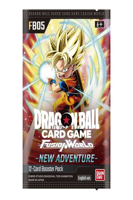 Dragon Ball Super Card Games Fusion World: FP05 New adventure - Play Booster pack [ENG]